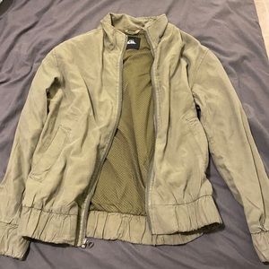 Roxy olive green bomber jacket